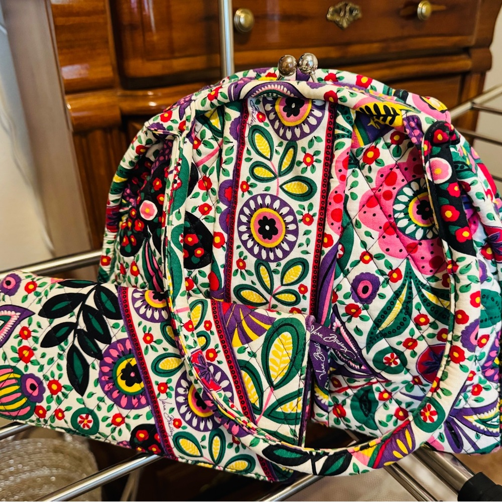 Vera Bradley Bag with Wallet set